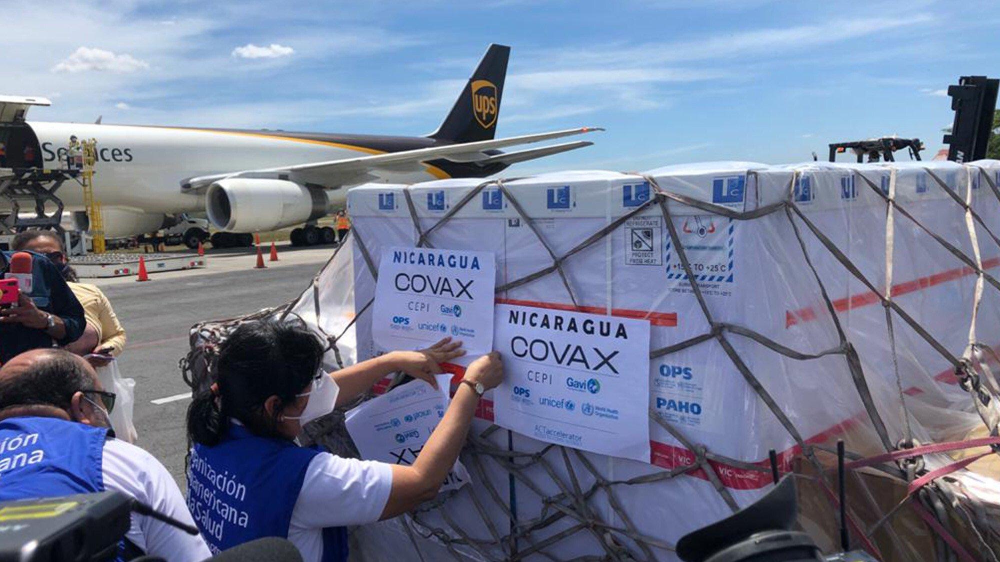 COVAX-supported Covid-19 vaccines arriving in Nicaragua in March 2021